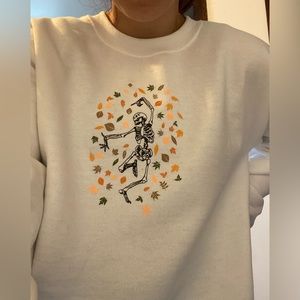 Dancing Skeleton Crewneck